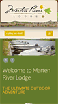 Mobile Screenshot of martenriverlodge.com